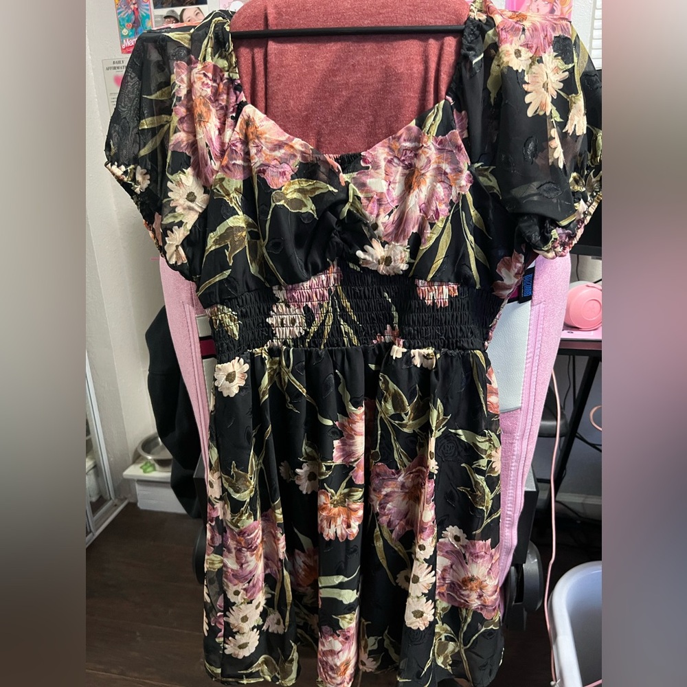 Lily Rose Flower Dress Medium